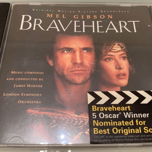 Braveheart Soundtrack CD Album like new, 1995