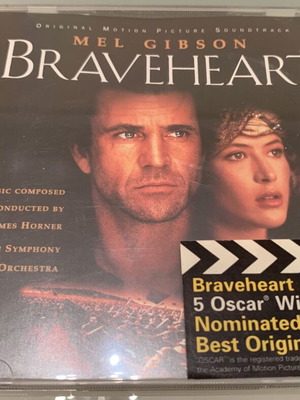 Braveheart Soundtrack CD Album like new, 1995