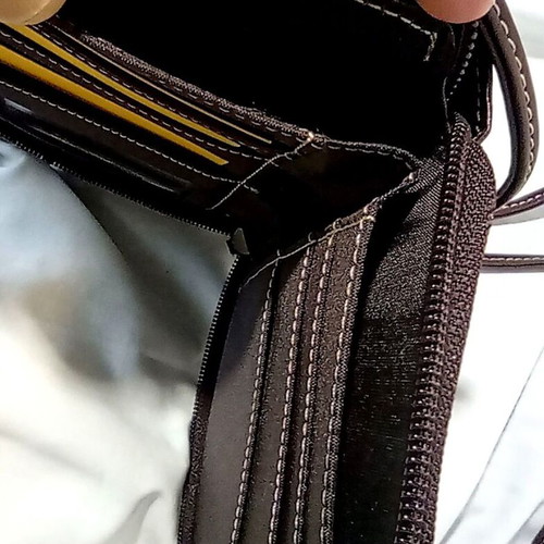 Mini crossbody bag David Jones like new, brown