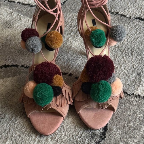 Zara sandals new size 39 beige multicolor 10 cm heel