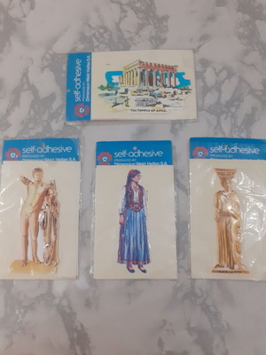 Dimension Weld 3D Stickers New, 1970s Greek Themes, Set of 4