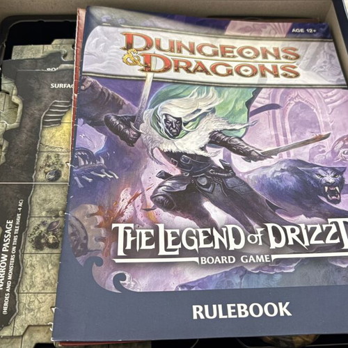 Dungeons & Dragons The Legend of Drizzt board game, Wizards of the Coast