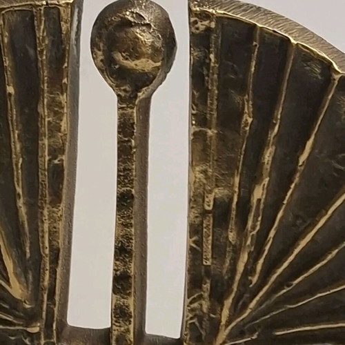 Brass sculpture by I. Moralis Angel like new