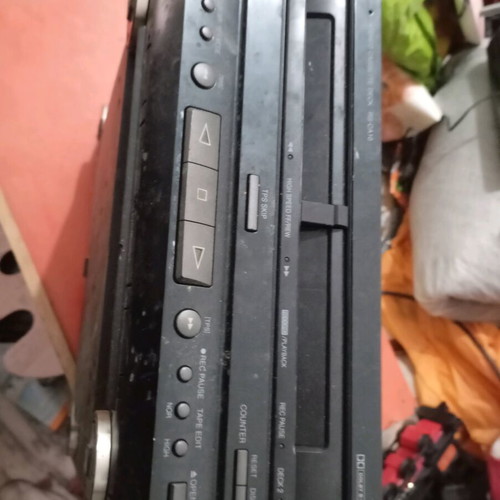 Technics video player used, two cassette decks, unknown condition