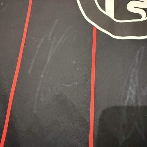 Eintracht Frankfurt 2015/16 Jersey Nike #15 Djakpa used with signatures XL
