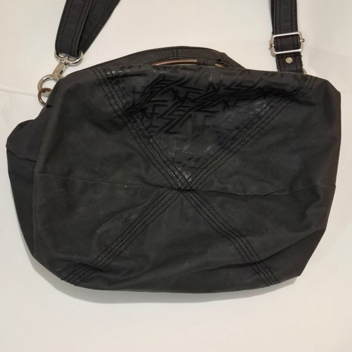 Diesel women's large shopper bag used, black, vintage 1990s