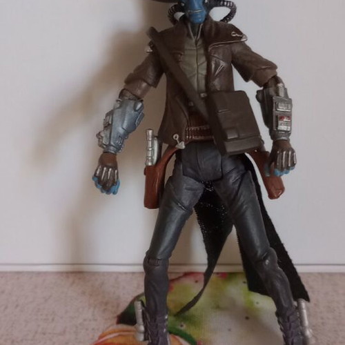 Star Wars Cad Bane with speeder bike Clone Wars in excellent condition