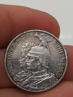 Πρωσία 2 Μάρκα 1901 ασημένιο νόμισμα
