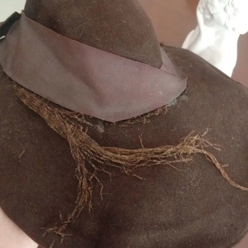 Vintage women's wool felt hat Lord & Taylor New York 1940s used
