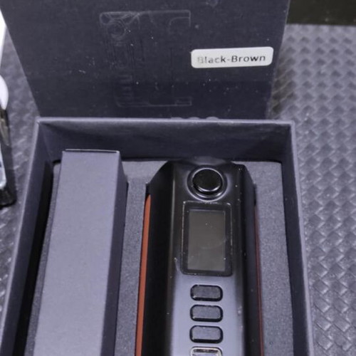 Riva 200 Box Mod by DOVPO used, black brown