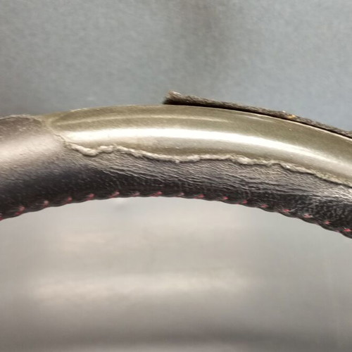 Honda Civic FN2 Type R steering wheel used, leather needs refurbishment
