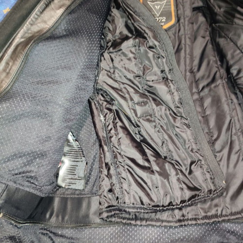 Dainese motorcycle leather jacket size 46 with protectors