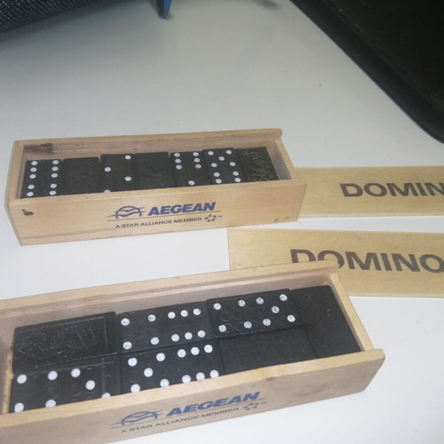 Domino game collectible from Aegean airline new