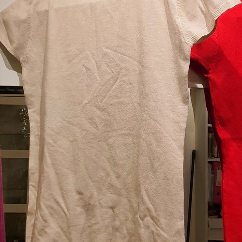 Short-sleeve sweaters and vest like new, size S-M, viscose blend