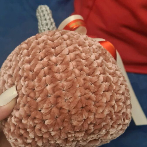Handmade pomegranate new with crochet knitting