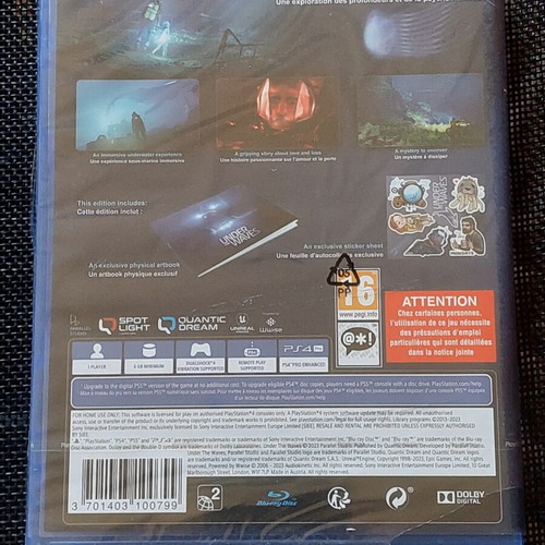 Under the Waves PS4 game, sealed