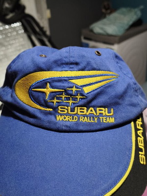 Καπέλο Subaru World Rally Team μεταχειρισμένο, μπλε και κίτρινο
