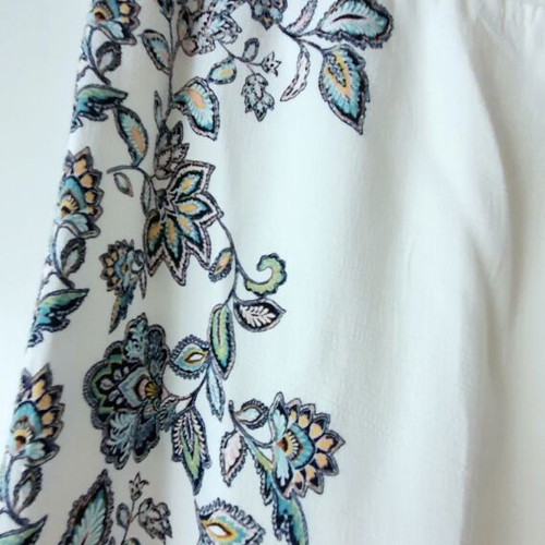 Promod pants new, white, size M with elastic and drawstring