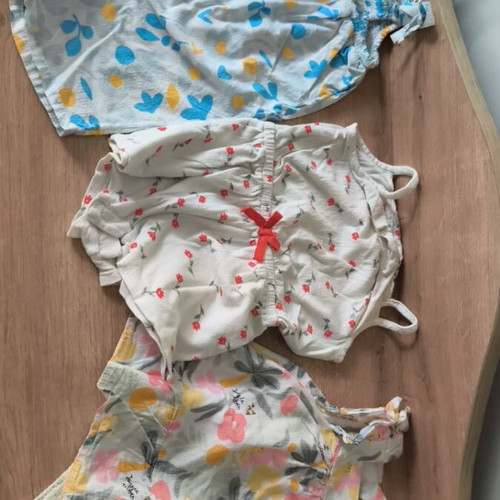 Orchestra baby rompers like new, pack of 3, 12 months, 74 cm, cotton
