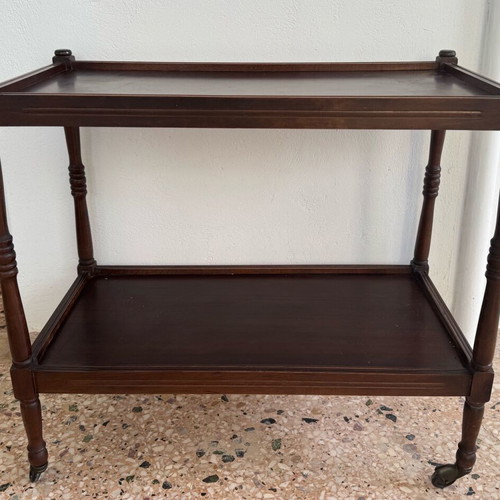 Serving trolley table like new, solid wood