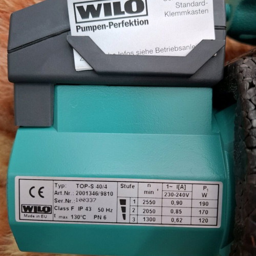 Wilo Top S40/4 circulator pump new