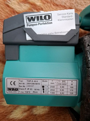 Wilo Top S40/4 circulator pump new