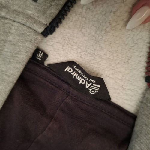 Admiral children's jacket like new, gray, age 12