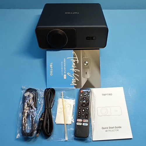 Toptro A1 Smart Projector 4K WiFi 6 New with Netflix