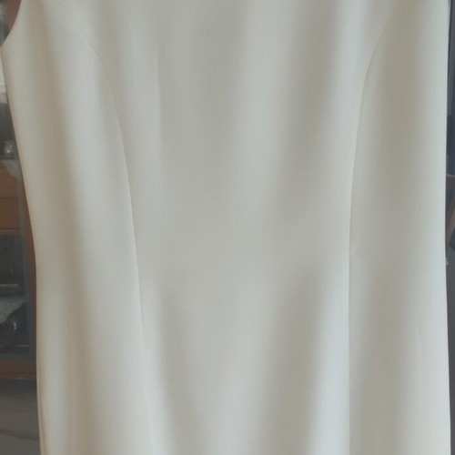 Vintage 90s Cream Mini Dress part of Set, Like New, Size 40 Large