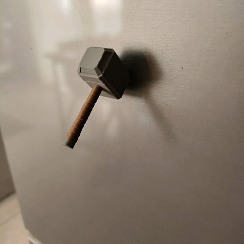 Mjölnir magnet new 3d printed, 5 cm length