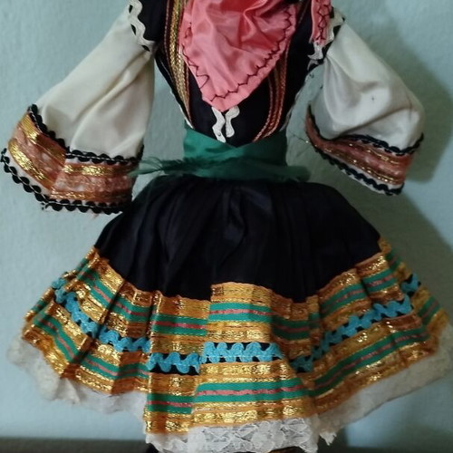 Vintage Corfiot Doll like new, traditional costume 1950s