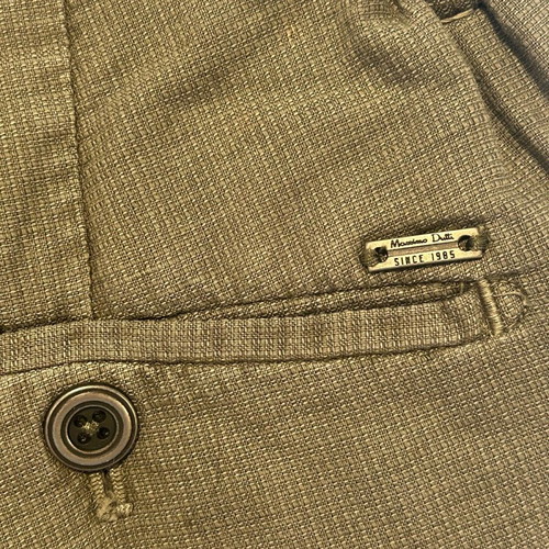 Massimo Dutti men's jogger fit pants like new, olive, size 38