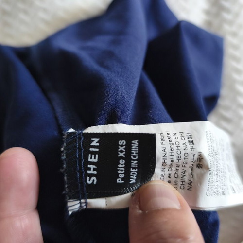 Shein blue strapless dress like new