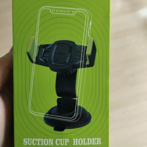 Hoco CA40 Refined Car Phone Holder black, new with suction cup