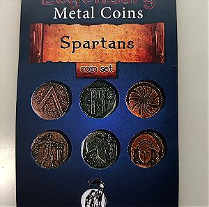 Spartan Set-Legendary Metal Coins
