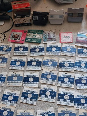 Πακέτο View Master με 43 ταινίες, 6 προβολείς και συλλεκτικούς καταλόγους