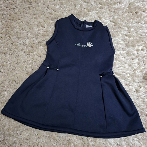 Alouette dress for 4-year-old girl dark blue like new