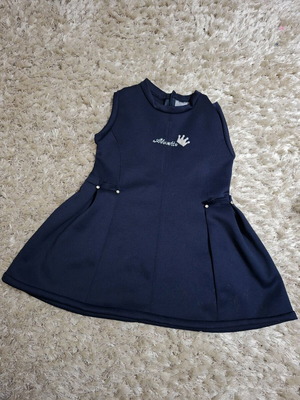 Alouette dress for 4-year-old girl dark blue like new
