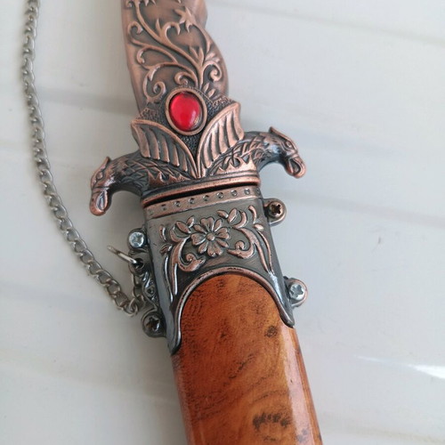 Ottoman Stiletto Replica Decorative Knife New, Stainless Steel Blade