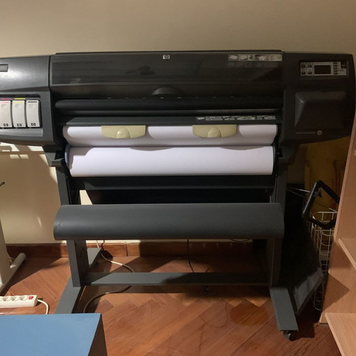 HP DesignJet 1050C plotter and Neolt trimmer