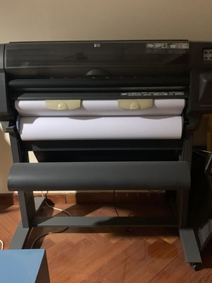 HP DesignJet 1050C plotter and Neolt trimmer