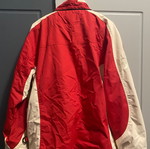 Windbreaker jacket used, red, size M