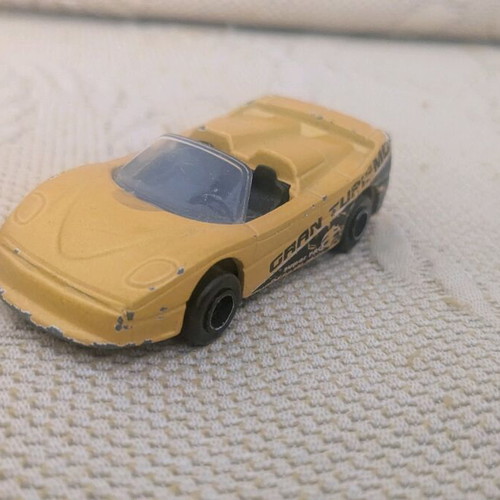 Majorette Gran Turismo toy car used, yellow