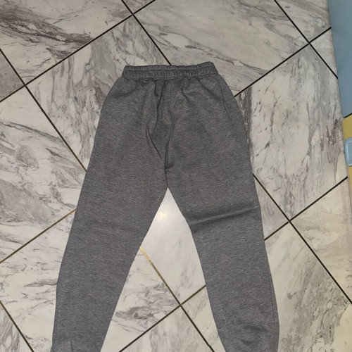 Nike vintage solo swoosh sweatpants, size small, grey and black