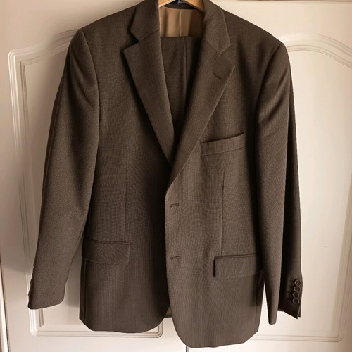 Reporter men's suit like new, brown, size 48