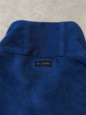 Columbia Full Zip Fleece Jacket for Women, Blue, XL fitting M