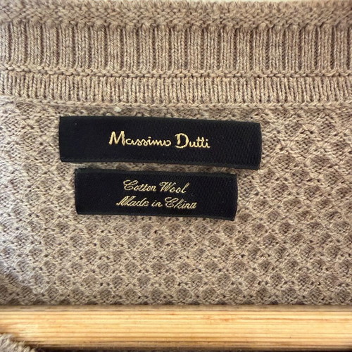 Massimo Dutti spring sweater size Large like new, beige
