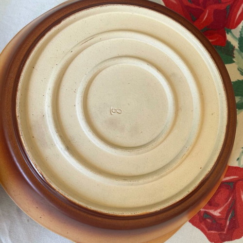 Set of 4 used vintage ceramic and porcelain ovenware