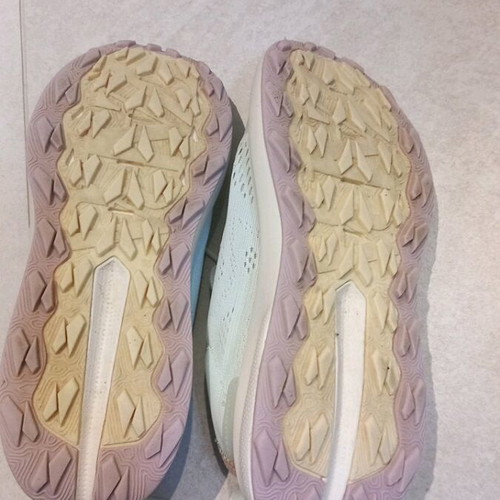 Girls' athletic shoes used size 35 multicolor