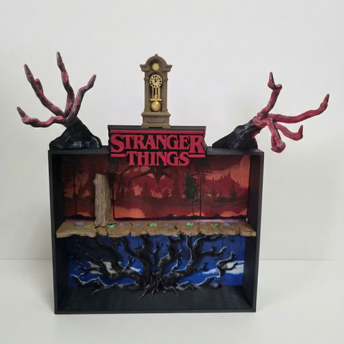 Stranger Things 3D Printed Display Stand new